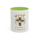 Money Power Accent Coffee Mug — GMP Cash Stack Design (11/15 oz)