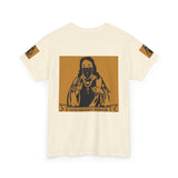 Jesus Bandana Graphic Tee — "God Money Power" Streetwear T-Shirt