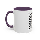 Coffee Mug — 'God Money Power' Bandana Jesus Black Accent Mug (11/15oz)