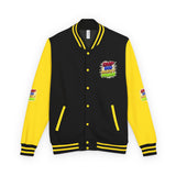 Letterman Jacket — GMP Good Money Power Colorful Splash Varsity Coat
