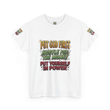 Inspirational Faith Tee — "Put God First, Hustle for the Money, Put Yourself in Power"