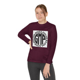 Youth Long Sleeve Tee — "GMP" Good Money Power Circular Logo