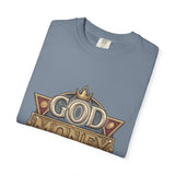 God Money Power Retro Crest T-Shirt