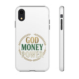 Phone Case — "God Money Power" Inspirational Religious Design
