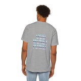 God Money Power T-Shirt — Retro Neon Graphic Tee (Front Illustration, Back Text)