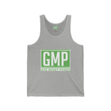GMP "God Money Power" Tank Top — Green Logo Graphic Tank