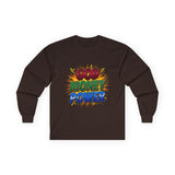 God Money Power Long Sleeve Tee — Inspirational Faith & Wealth Graphic Shirt