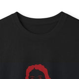 Long Sleeve Tee — Red Samurai Graphic Prayer Pose