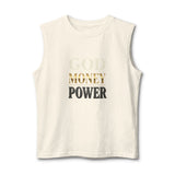 God Money Power - Muscle Tank — Inspirational Faith & Wealth Graphic Tank