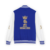 Letterman Jacket — "Champion King" Trophy Crest Varsity Jacket
