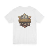God Money Power Graphic Tee
