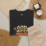 God Money Power- Pumpkin Halloween T-Shirt