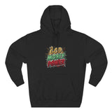 God Money Power Hoodie — Graphic Fleece Pullover with Crown Logo
