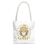 Lion Crest Tote Bag — GMP Gold Emblem Canvas Tote