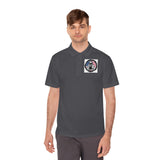Patriotic 'God Money Power' Polo — Mens Flag Graphic Sport Polo