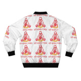 God Novel Power Bomber Jacket — Graphic All-Over-Print Men's Jacket