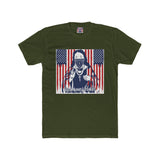 Patriotic Bandana Skull Tee – "Made America Stronger" Graphic T-Shirt