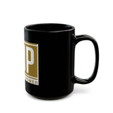 GMP Black Coffee Mug — "God Money Power" Bold Logo (11oz & 15oz)