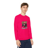 Youth Long Sleeve Tee — GMP (God Money Power) Eagle Graphic