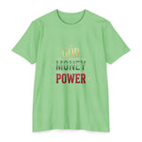 God Money Power T-Shirt — Faith & Finance Graphic Tee