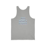 God Money Power Tank Top — Blue Graphic Faith & Hustle Sleeveless Shirt