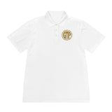 GMP 'God Money Power' Men’s Polo — Gold Logo Athletic Golf Shirt