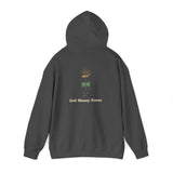 God • Money • Power Hoodie — Minimal Faith & Ambition Graphic Hoodie