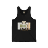 God Money Power Tank Top – Inspirational Faith & Hustle Graphic Tank