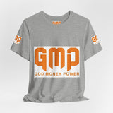 GMP "God Money Power" Graphic Tee — Bold Faith & Hustle Shirt