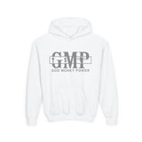 GMP 'God Money Power' Youth Hoodie — Faith-Inspired Graphic Sweatshirt