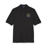 Embroidered Floral 'Love Grows' Polo Shirt