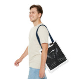 Angel Of Death Grim Reaper Wings Tote Bag — Gothic Scythe Design