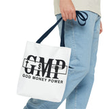 GMP "God Money Power" Graphic Tote Bag – Faith & Hustle Everyday Carry