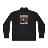 GMP Eagle Quarter-Zip Pullover — "God Money Power" Graphic