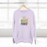 God Money Power Hoodie — Three-Panel Fleece Graphic Hoodie