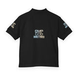 Youth Polo Shirt — "GIVE GOD" Inspirational Church Youth Uniform