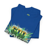 God Money Power Tee — Bold Faith & Wealth Graphic T-Shirt