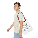Money Power Tote Bag — 'GMP GOD' Metallic Typographic Canvas Tote