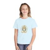 Youth Tee — Gold Lion Crest "GMP" Graphic