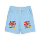 GMP God Money Power Graphic Sweat Shorts — Lightweight Fleece Lounge Shorts
