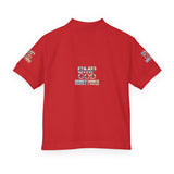 Youth Polo Shirt — "GIVE GOD" Inspirational Church Youth Uniform