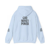 God Money Power Hoodie — Minimalist Faith & Ambition Pullover