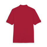 Embroidered Gold Bear Polo Shirt - Classic Casual Polo with Small Chest & Sleeve Embroidery
