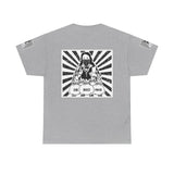 T-Shirt — 'God Money Power' Retro Buddha Graphic Tee