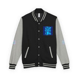 Letterman Jacket — 'God Money Power' Retro Graphic Varsity Jacket
