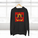 Reggae Sunset Hoodie — Palm Tree Rasta Graphic Fleece