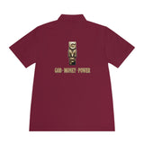 God•Money•Power Polo Shirt — Men’s Athletic Performance Polo