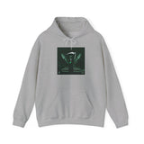 Angel Of Death Hoodie — Dark Green Guardian Graphic Pullover