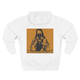 God Money Power Hoodie — Graphic Three-Panel Fleece Hoodie