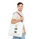 God • Money • Power Tote Bag — Faith-Inspired Money Crown Design